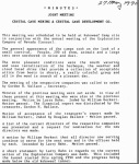 Crystal Cave Mining and EIN Joint Meeting Minutes May 27, 1990